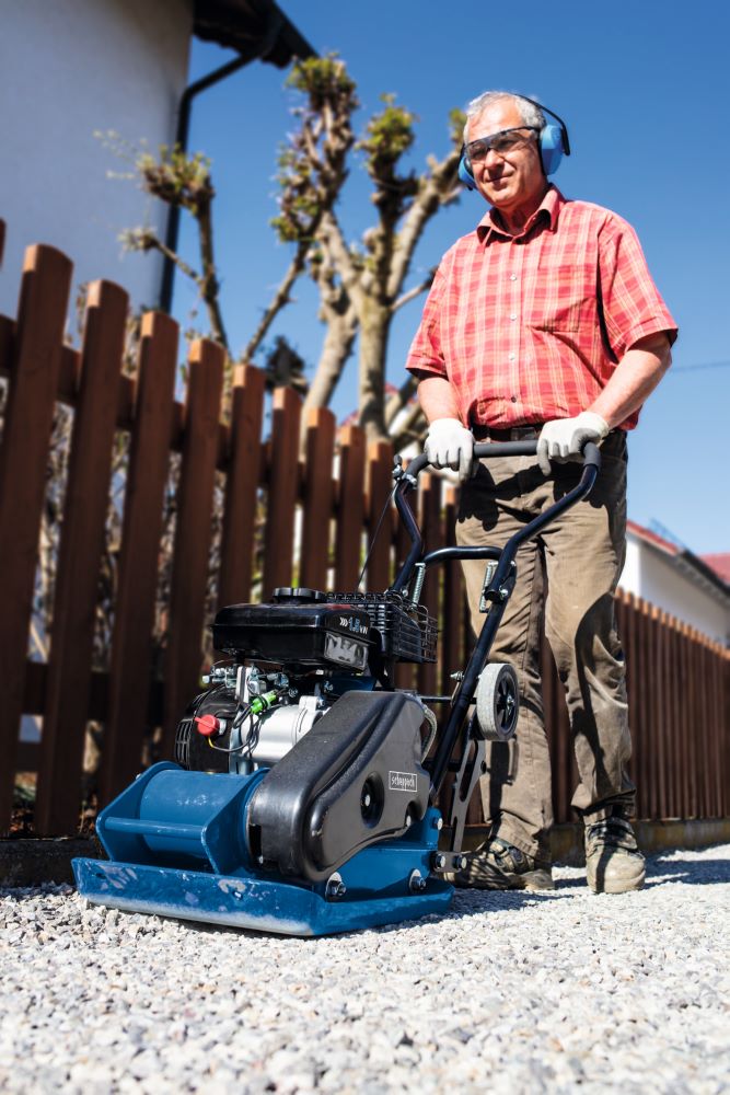 Produktbild Scheppach Rüttelplatte HP1400S 13 kN 1400W 25cm bild 2