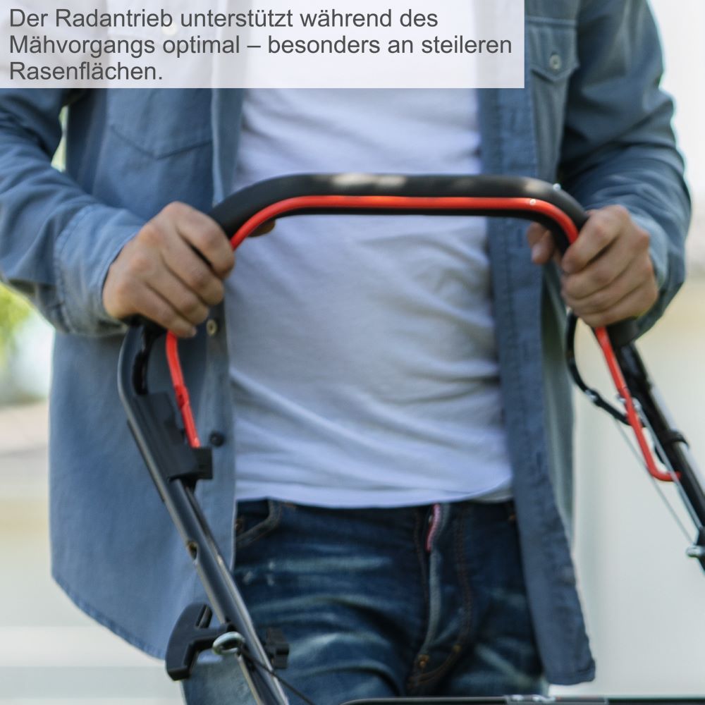 Produktbild Scheppach 6 in1 Benzin-Rasenmäher mit Radantrieb MS161-46 mit 3,5 PS / 2,6 kW bild 9