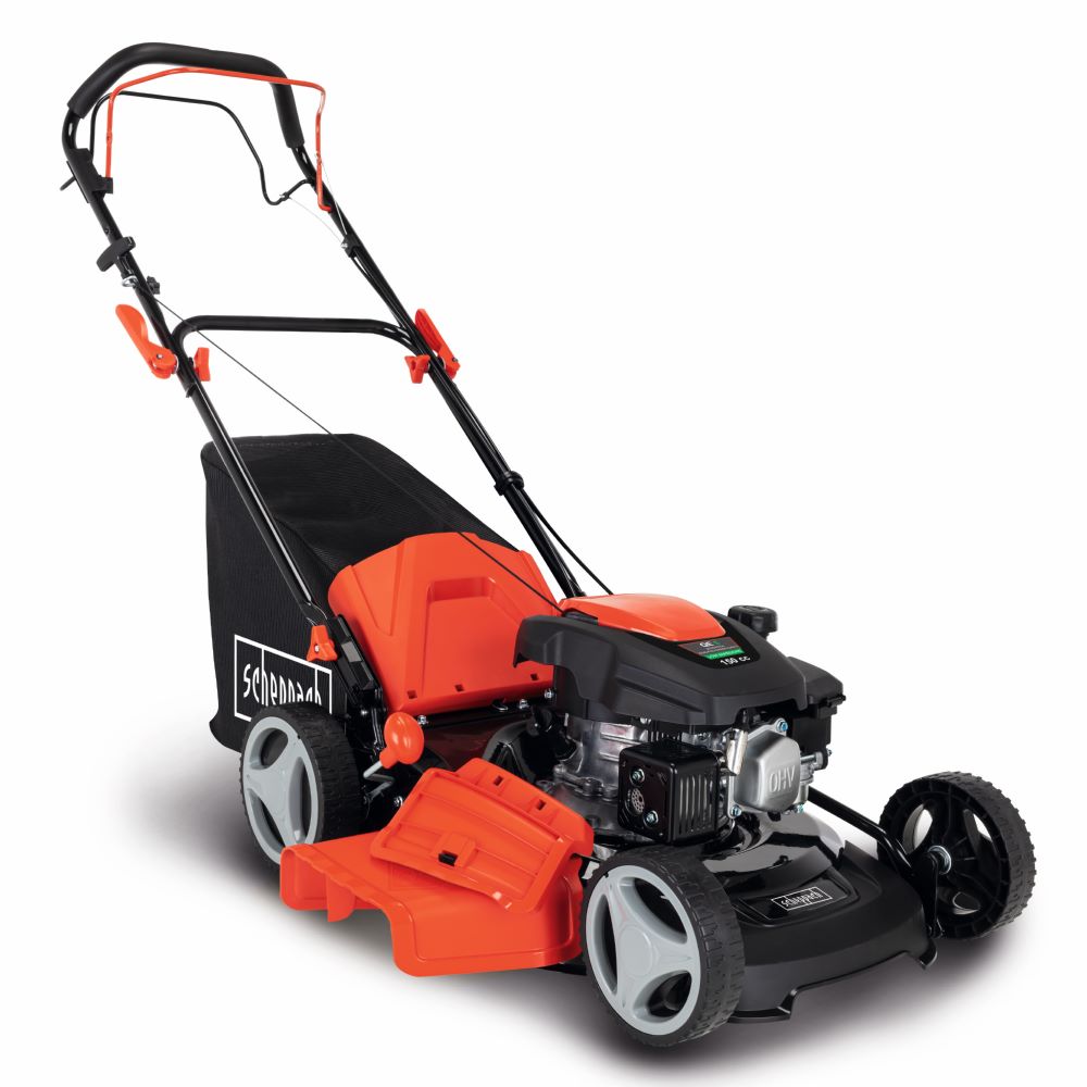 Produktbild Scheppach 6 in1 Benzin-Rasenmäher mit Radantrieb MS161-46 mit 3,5 PS / 2,6 kW