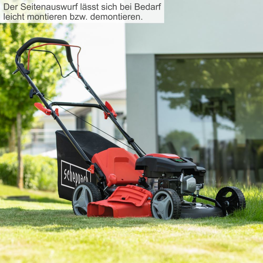 Produktbild Scheppach 6 in1 Benzin-Rasenmäher mit Radantrieb MS161-46 mit 3,5 PS / 2,6 kW bild 4
