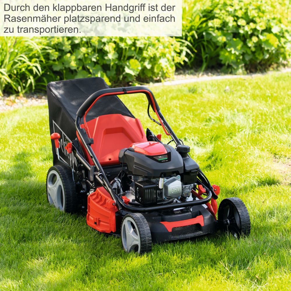 Produktbild Scheppach 6 in 1 Benzin-Rasenmäher mit Radantrieb MS173-51 4,5 PS bild 12