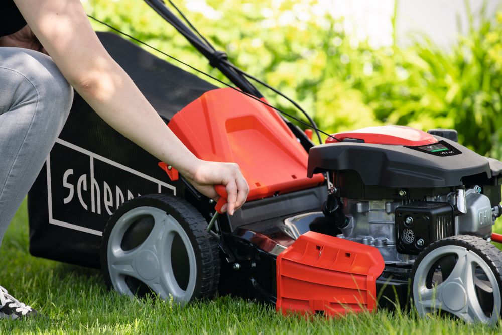 Produktbild Scheppach 6 in 1 Benzin-Rasenmäher mit Radantrieb MS173-51 4,5 PS bild 4