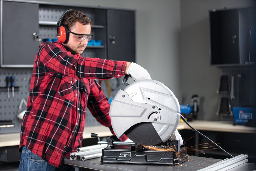 Produktbild Scheppach Metall-Trennschneider 355 mm MT150 2600 W Motor