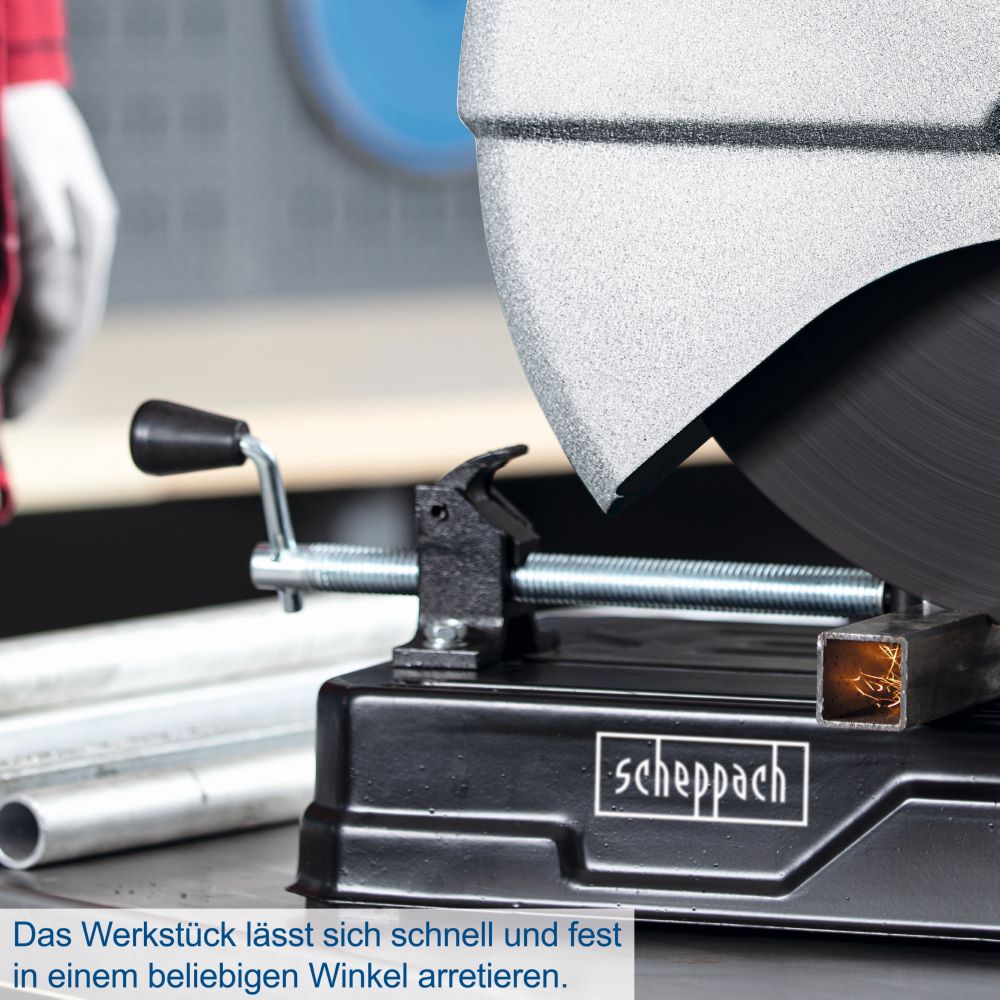 Produktbild Scheppach Metall-Trennschneider 355 mm MT150 2600 W Motor bild 11