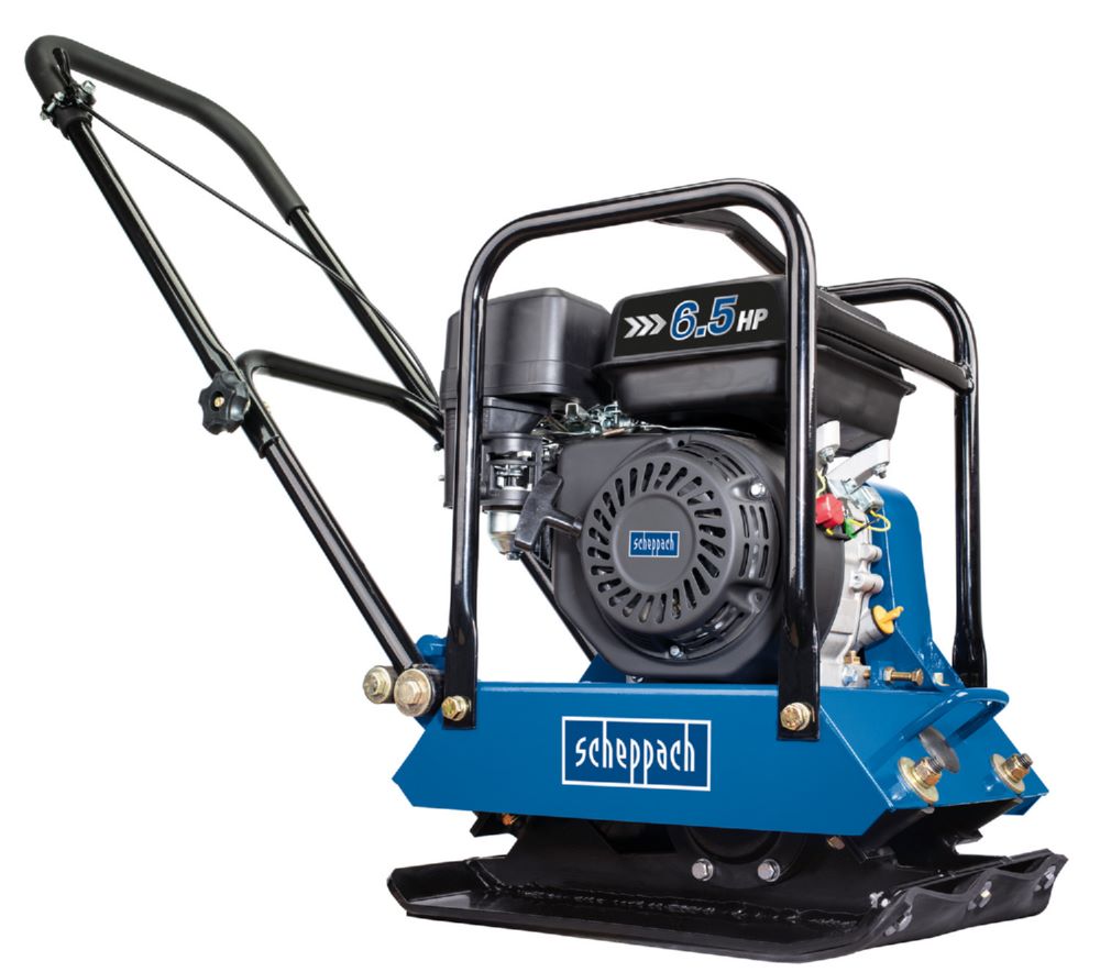 Produktbild Scheppach Rüttelplatte HP1200S 6.5 PS 4 Takt Benzinmotor bild 3
