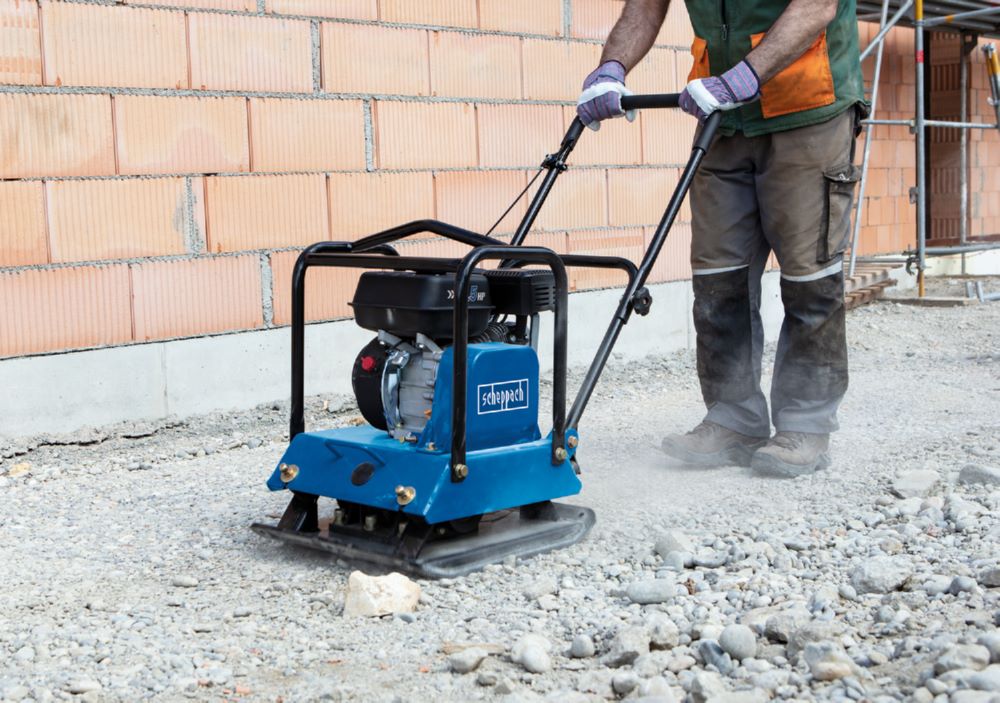 Produktbild Scheppach Rüttelplatte HP1800S 6.5 PS mit Benzinmotor bild 2