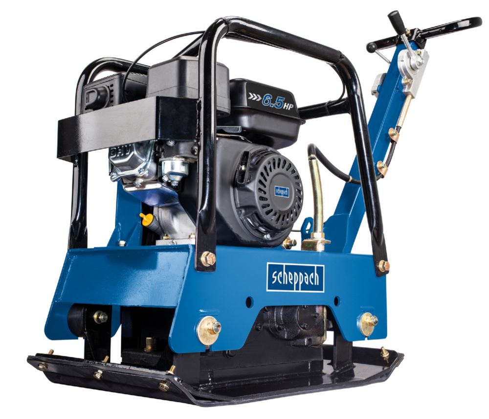 Produktbild Scheppach Rüttelplatte HP2500S 4 Takt Benzinmotor 6,5 PS bild 2
