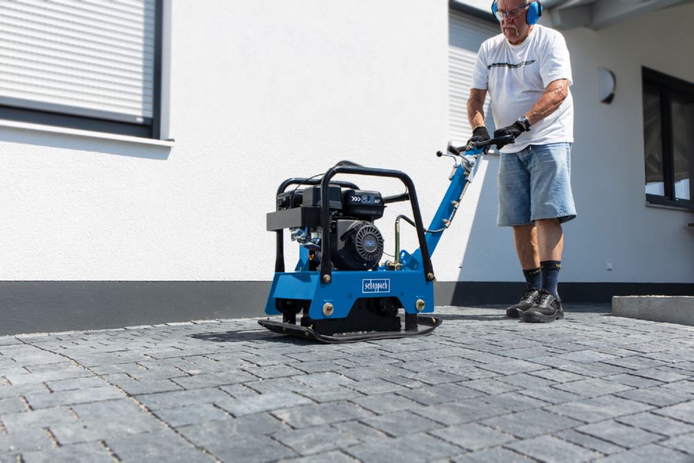 Produktbild Scheppach Rüttelplatte HP2500S 4 Takt Benzinmotor 6,5 PS bild 3