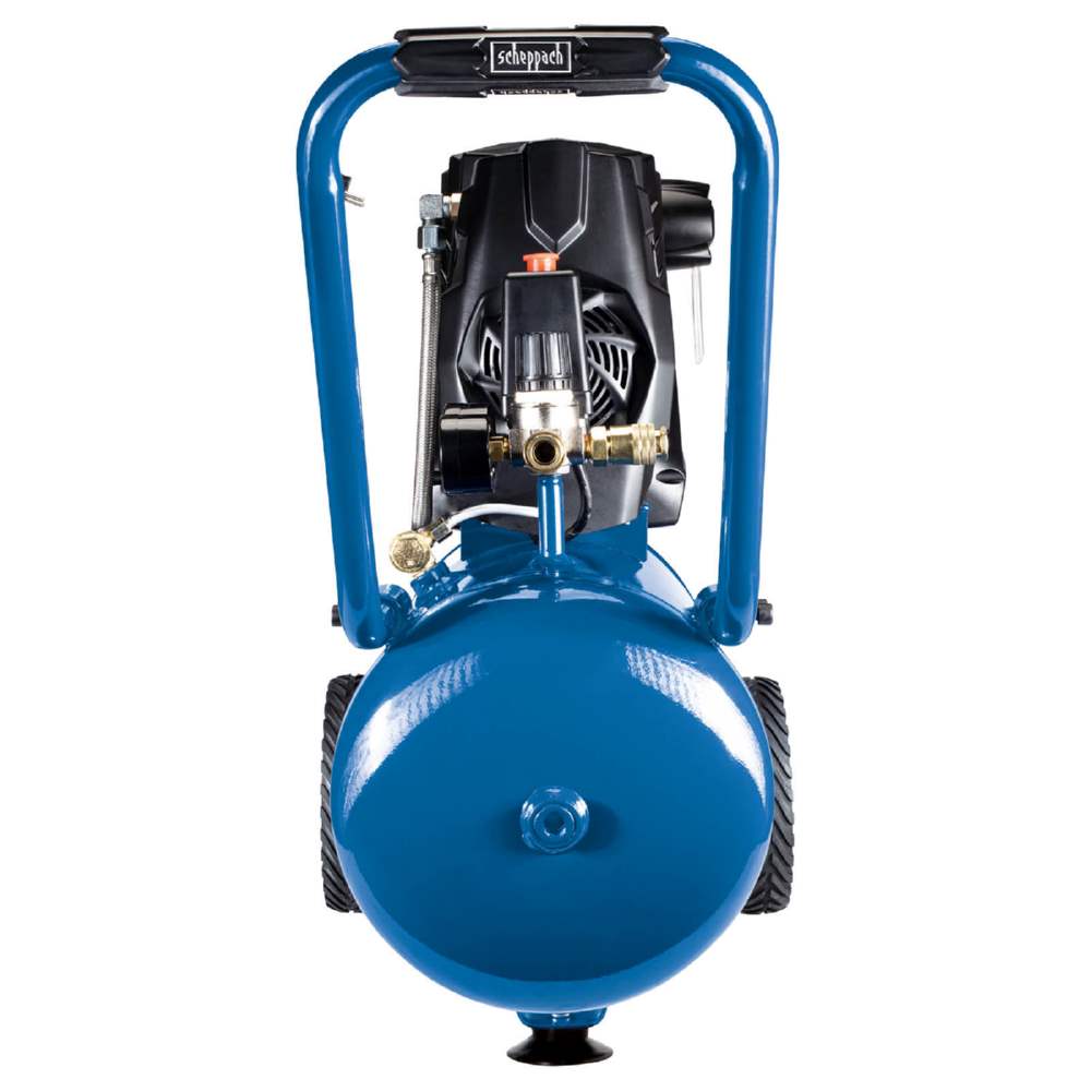 Produktbild Scheppach Super Silent Kompressor 24 Liter 8 bar 1100 Watt Doppelzylinder Ölfrei 60dB bild 4