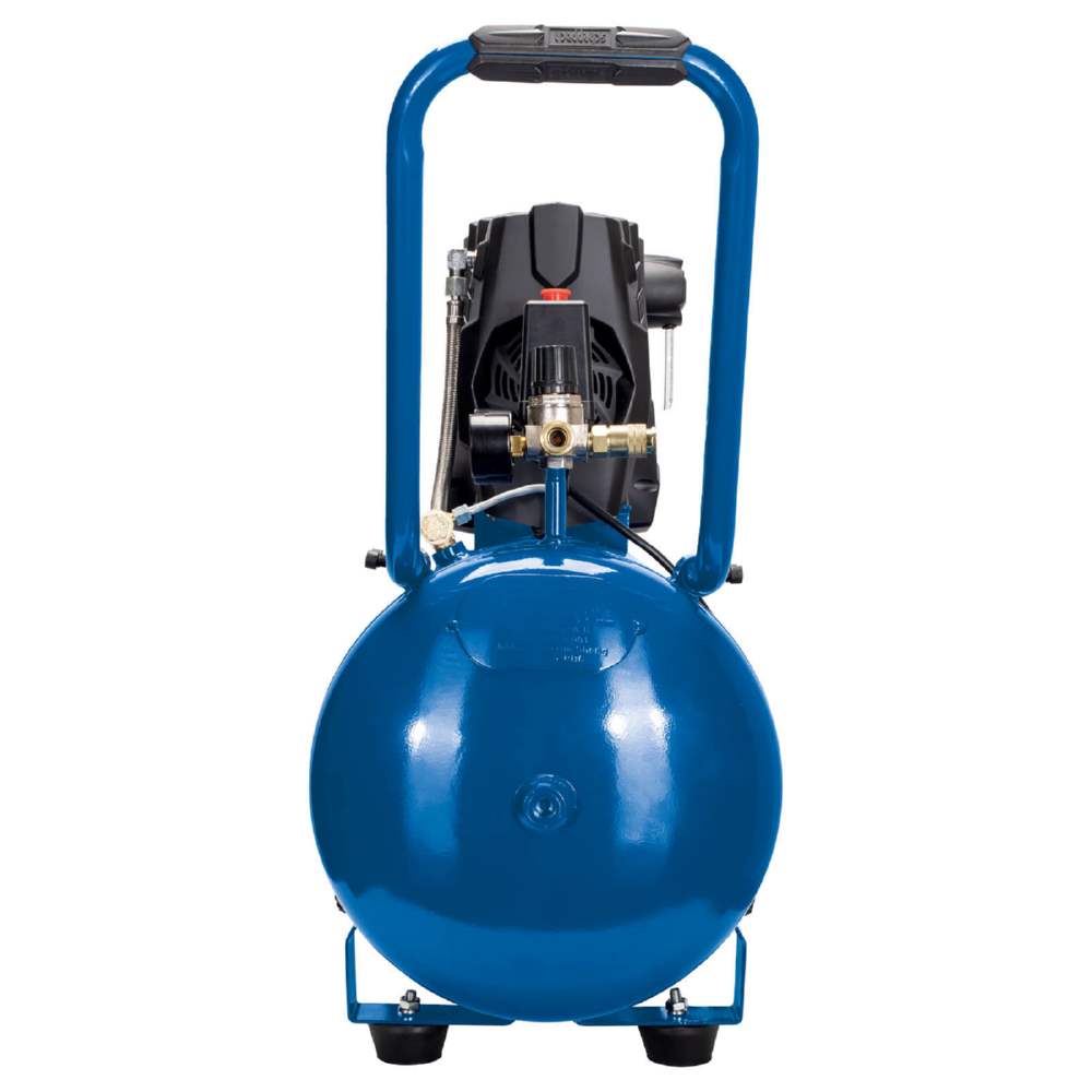 Produktbild Scheppach Super Silent Kompressor 50 Liter 8 bar 1500 Watt Doppelzylinder Ölfrei 60 db bild 2