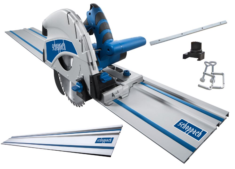 Produktbild Scheppach Tauchsäge PL75 Führungsschiene 1400 mm Zubehörpaket 1600 Watt