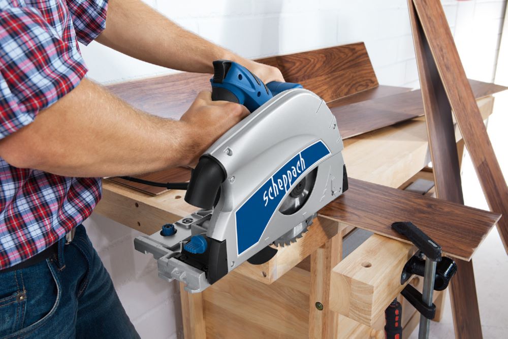 Produktbild Scheppach Tauchsäge PL75 Führungsschiene 1400 mm Zubehörpaket 1600 Watt bild 3