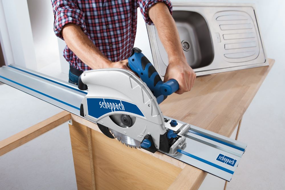 Produktbild Scheppach Tauchsäge PL75 Führungsschiene 1400 mm Zubehörpaket 1600 Watt bild 6