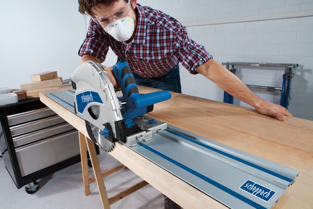 Produktbild Scheppach Tauchsäge PL75 Führungsschiene 1400 mm Zubehörpaket 1600 Watt bild 7