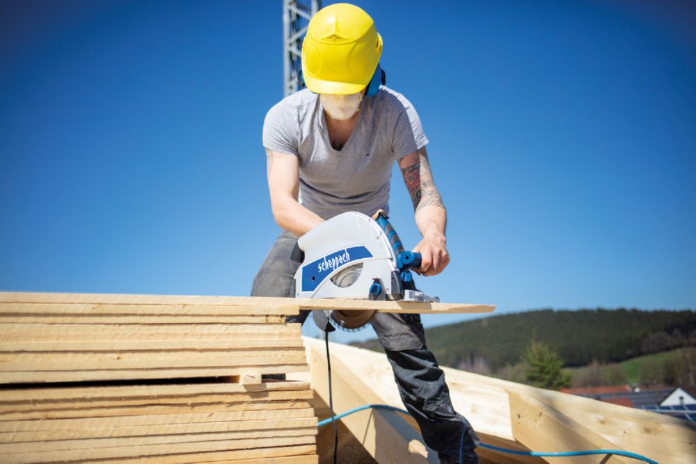 Produktbild Scheppach Tauchsäge PL75 Führungsschiene 1400 mm Zubehörpaket 1600 Watt bild 8