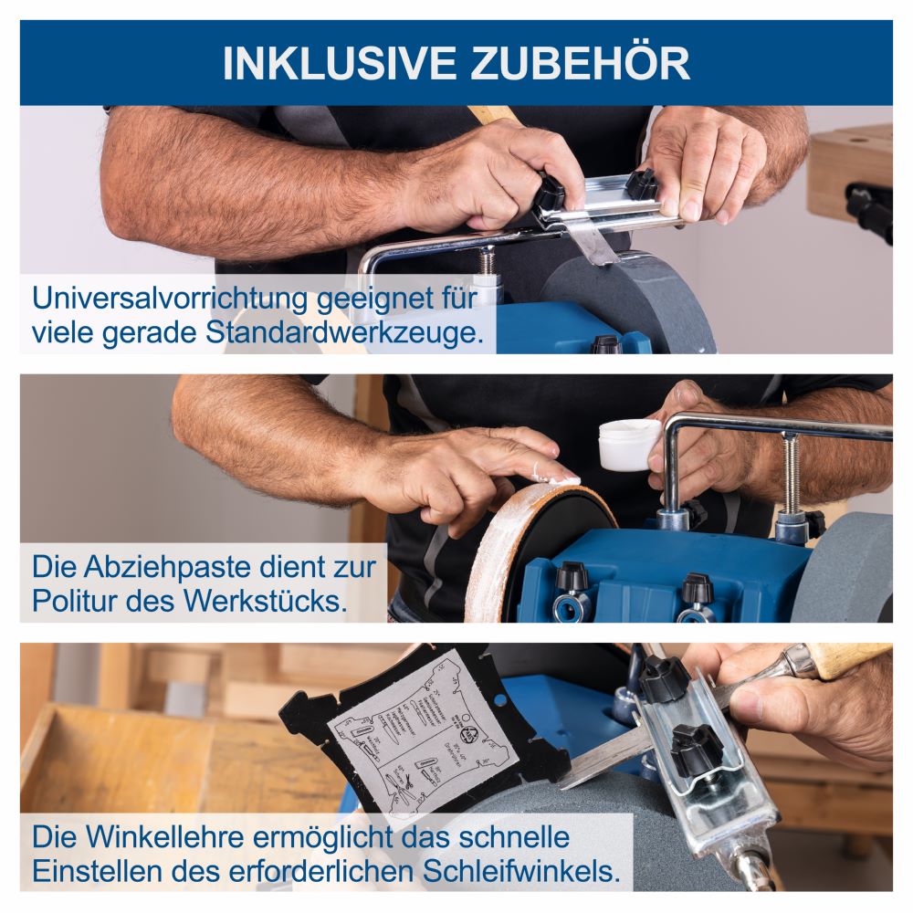 Produktbild Scheppach Nass-Schleifsystem TIGER5000S 150 W starker Induktionsmotor bild 10