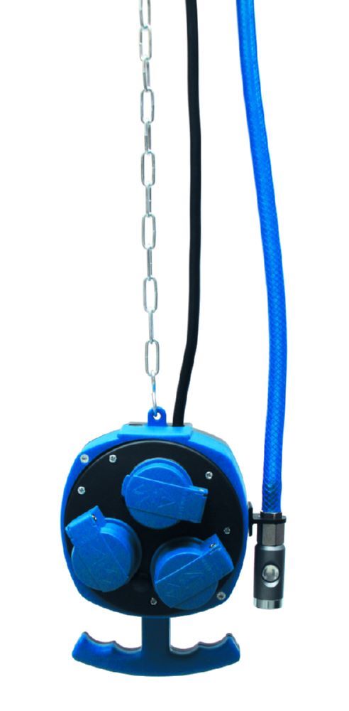 Produktbild Schneider Druckluft Energieampel EA 3 Steckdosen Kette 3 m lang