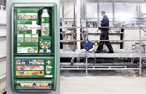 Produktbild arbeitskleidung schutz betrieblicher arbeitsschutz erste hilfe stationen teaser