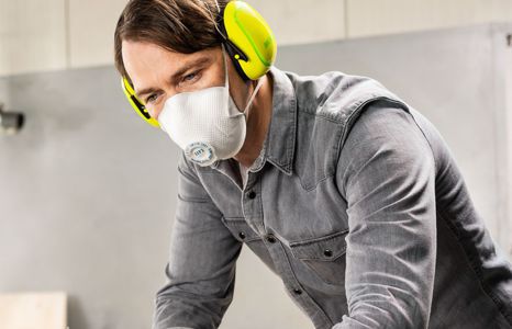 Produktbild arbeitskleidung schutz kopfschutz atemschutzmasken teaser