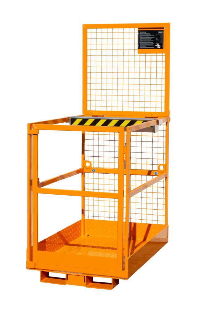 Produktbild Bauer Arbeitsbühne MB-D/L für 2 Personen gelborange 805 x 1290 x 1990 mm bild 1