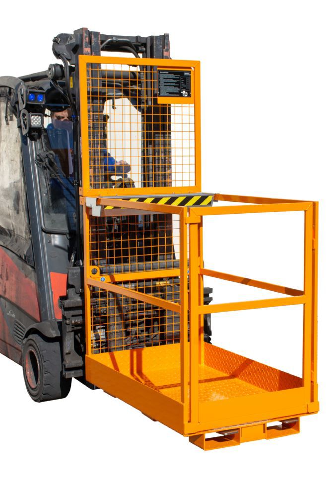 Produktbild Bauer Arbeitsbühne MB-D/L für 2 Personen gelborange 805 x 1290 x 1990 mm bild 2