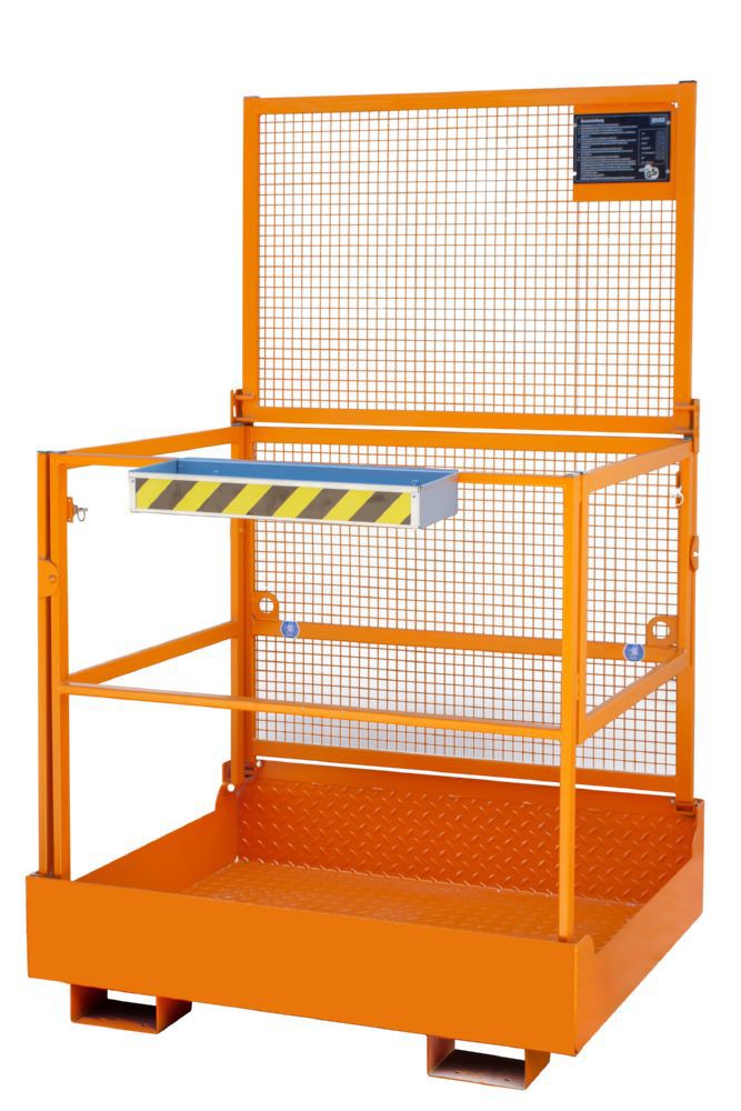 Produktbild Bauer Arbeitsbühne MB-F für 2 Personen gelborange 1210 x 1275 x 1995 mm bild 1