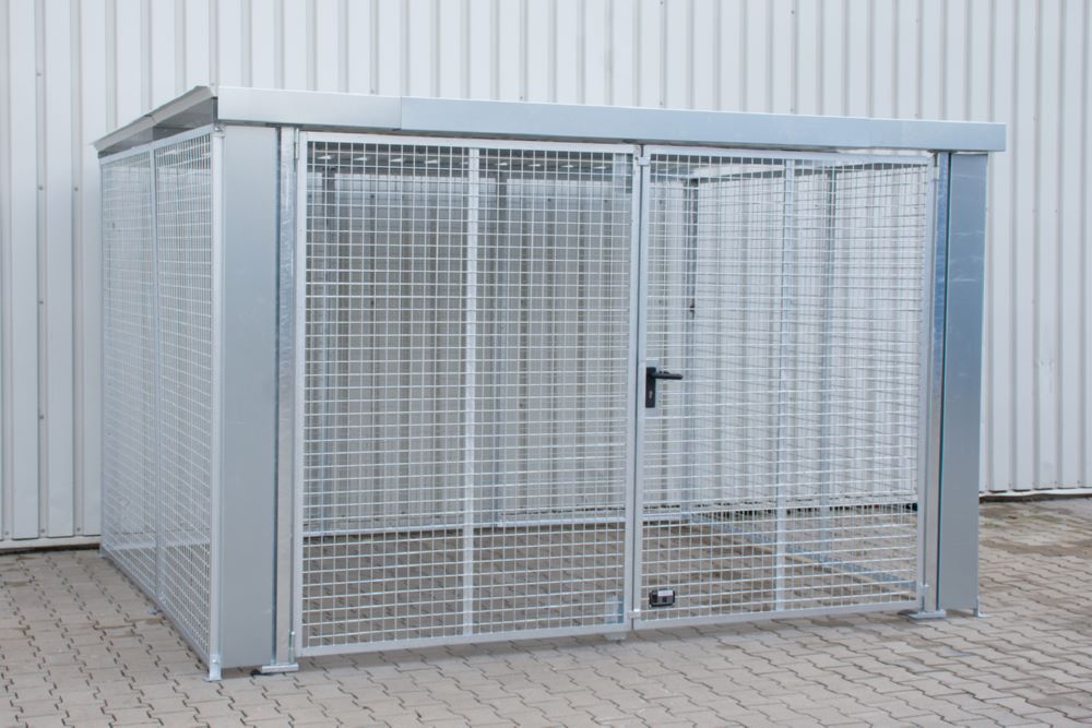 Produktbild Bauer Gasflaschen Container GFC-M6/D-DF feuerverzinkt 3560 x 2810 x 2190 mm bild 3