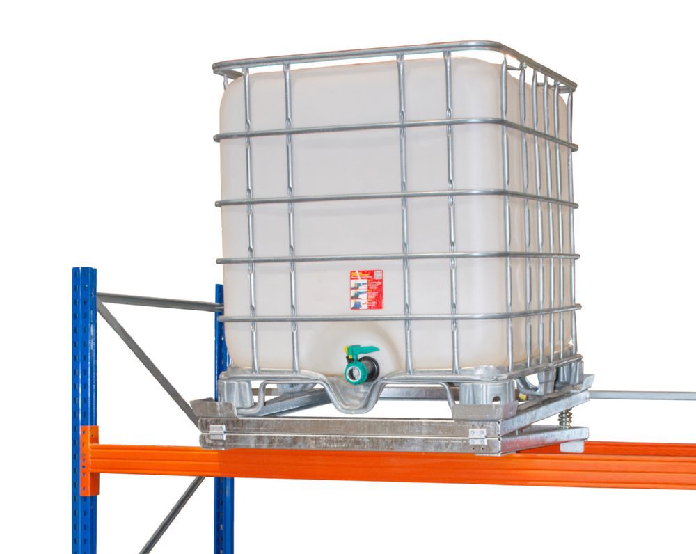 Produktbild Bauer IBC Restentleerer IR-3 feuerverzinkt 1080 x 1280 x 155 mm