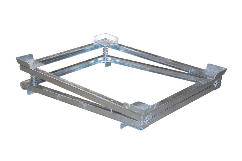 Produktbild Bauer IBC Restentleerer IR-3 feuerverzinkt 1080 x 1280 x 155 mm bild 2