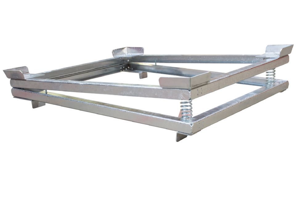 Produktbild Bauer IBC Restentleerer IR-3 feuerverzinkt 1080 x 1280 x 155 mm bild 3