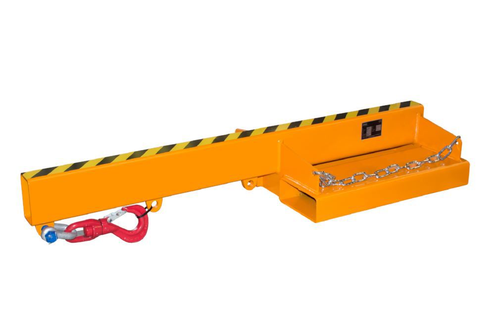 Produktbild Bauer Lastarm LA 1600-5,0 mit Wirbellasthaken gelborange 1600 mm