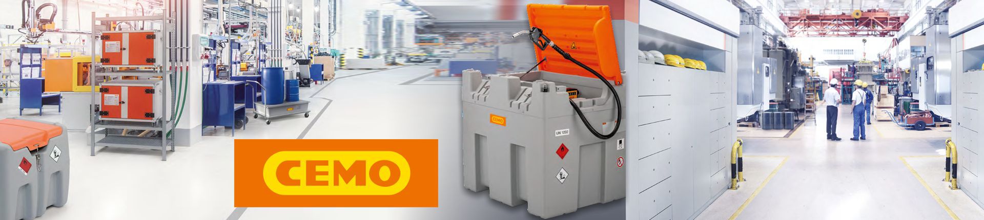 Bild Cemo Produkte in einem Industriebetrieb