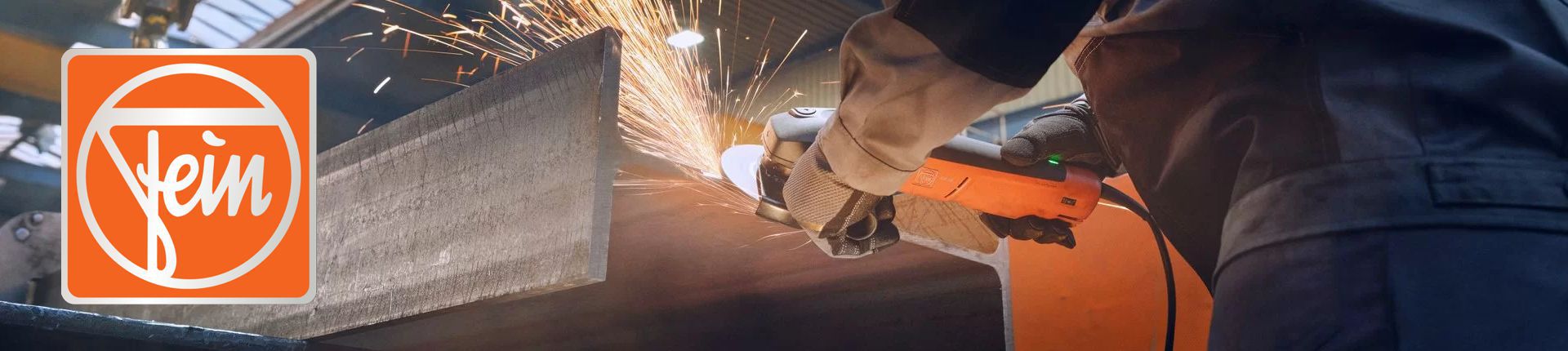 Bild Fein Elektro-Schleifwerkzeug in Aktion