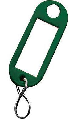 Produktbild Format Schlüsselanhänger dunkelgrün Pack mit 100 Stück