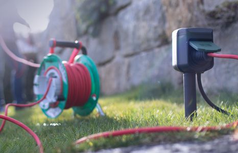 Produktbild garten gartensteckdosen kabeltrommeln teaser