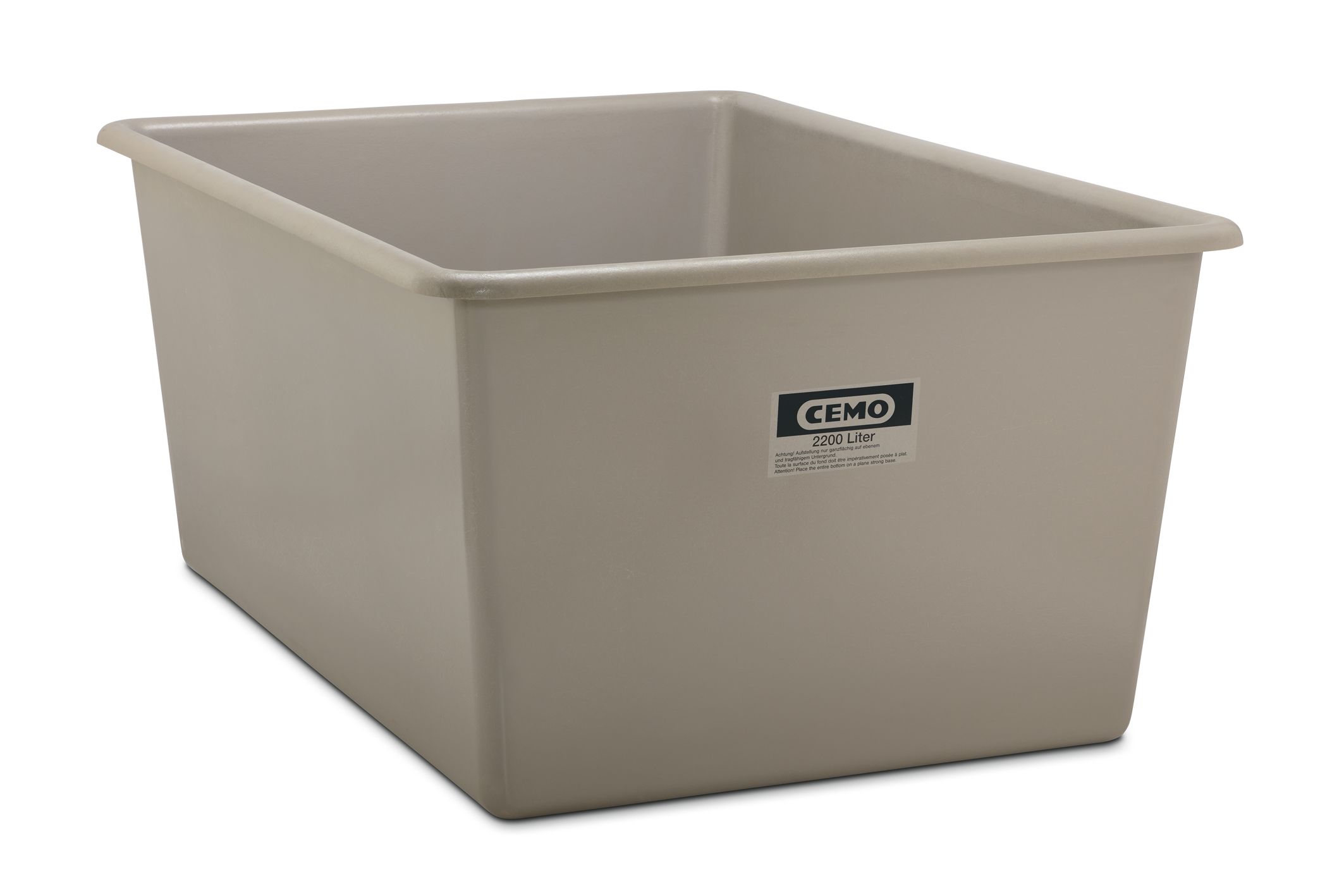 Produktbild Cemo Rechteckbehälter GFK 2200 Liter