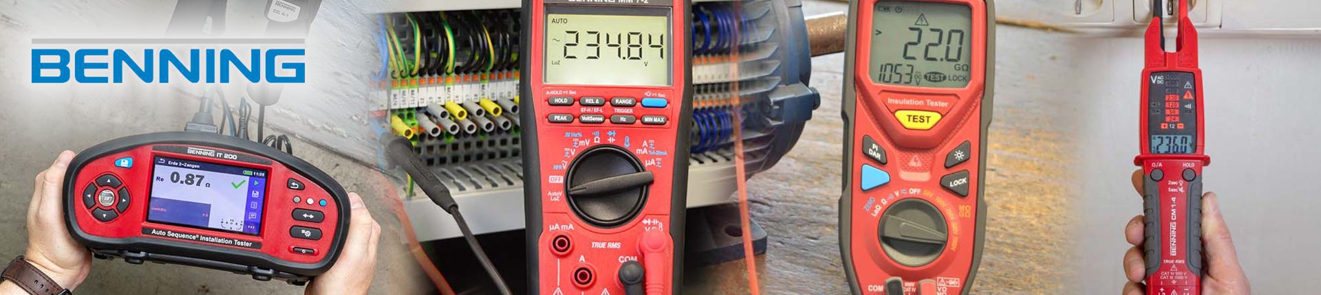 Bild Einblick in das Sortiment von Benning