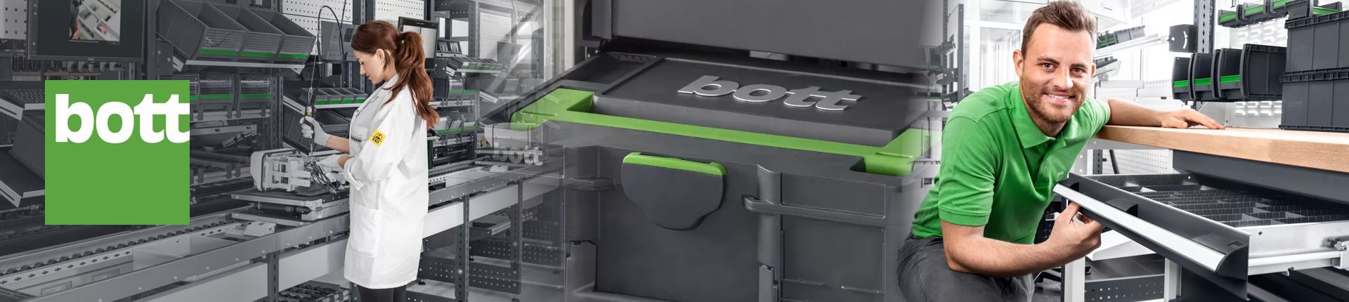 Bild Einblick in das Sortiment von Bott Betriebseinrichtung