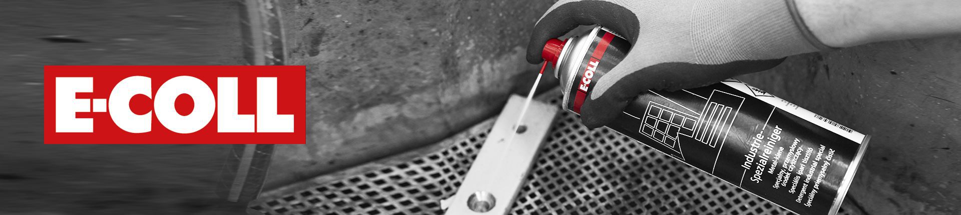 Bild Industrie-Spezialreiniger von E-Coll im Einsatz
