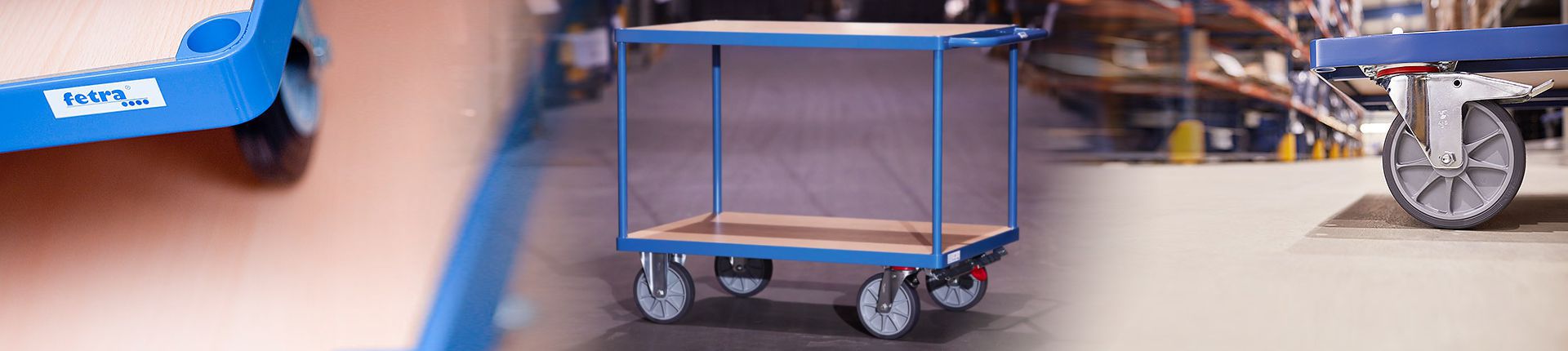 Bild Einblick in das Sortiment von Fechtel Transportgeräte