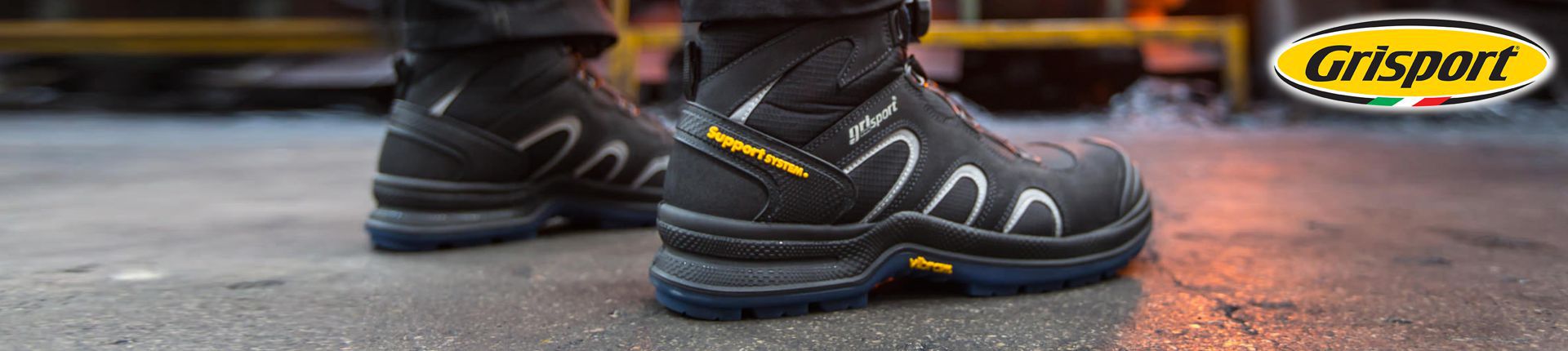 Bild Grisport Arbeitsschuhe in Nahaufnahme