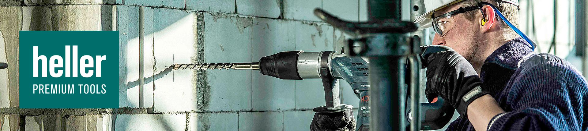 Bild Heller Hammerbohrer im Einsatz