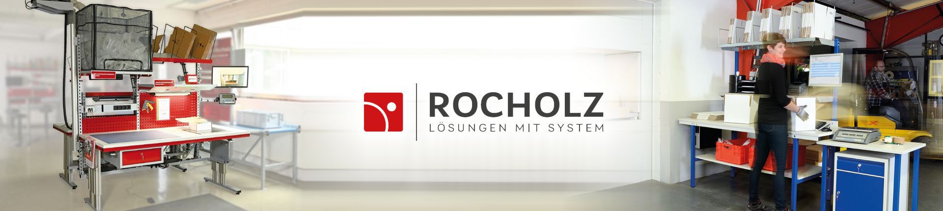 Bild Rocholz Packtische im Einsatz