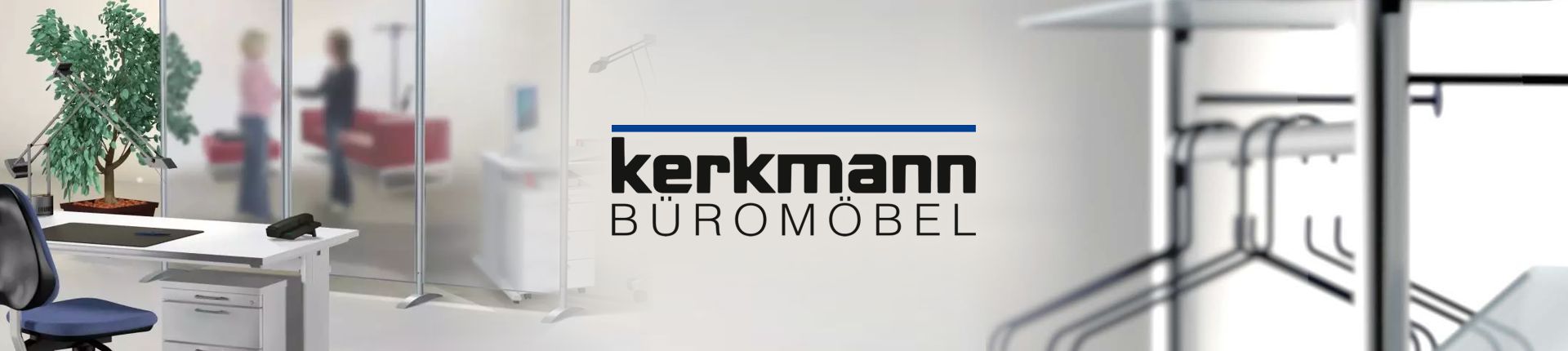 Bild Einblick in das Sortiment von Kerkmann Büromöbel