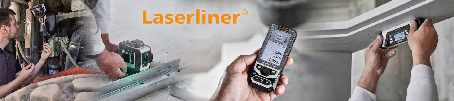 Bild Einblick in das Sortiment von Laserliner