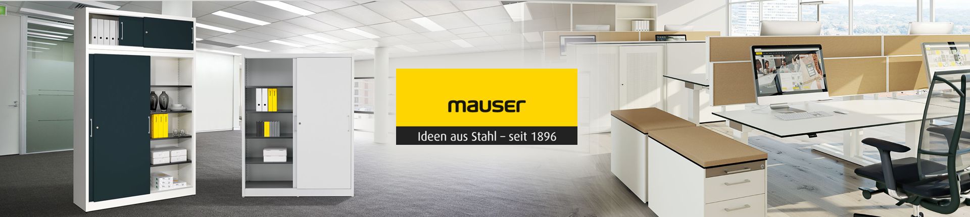 Bild Einblick in das Sortiment von Mauser Stahlmöbel