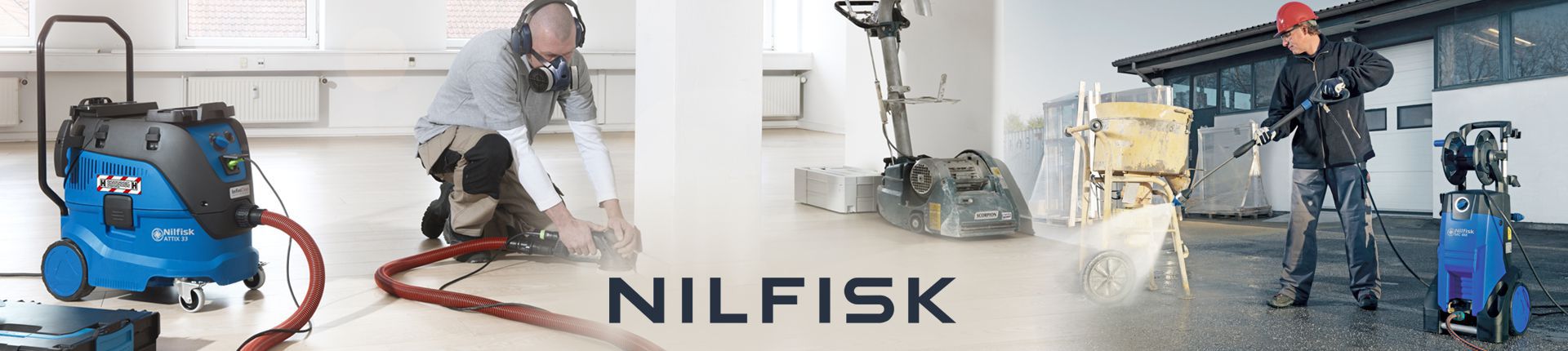 Bild Einblick in das Sortiment von Nilfisk