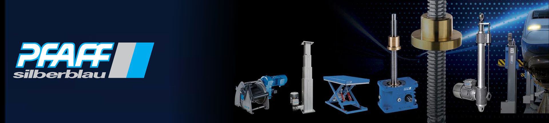 Bild Überblick über das Sortiment von Pfaff silberblau