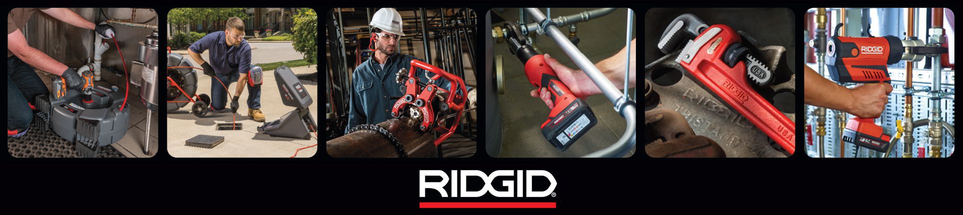 Bild Einblick in das Sortiment von Ridgid