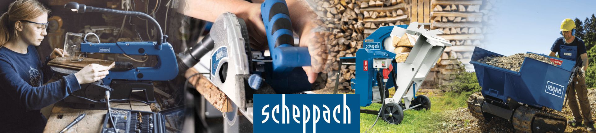 Bild Einblick in das Sortiment von Scheppach